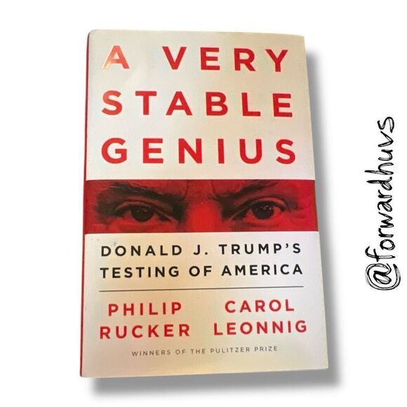 A Very Stable Genius: Donald J. Trump’s Testing of America - Hardcover 2020 - Picture 1 of 9